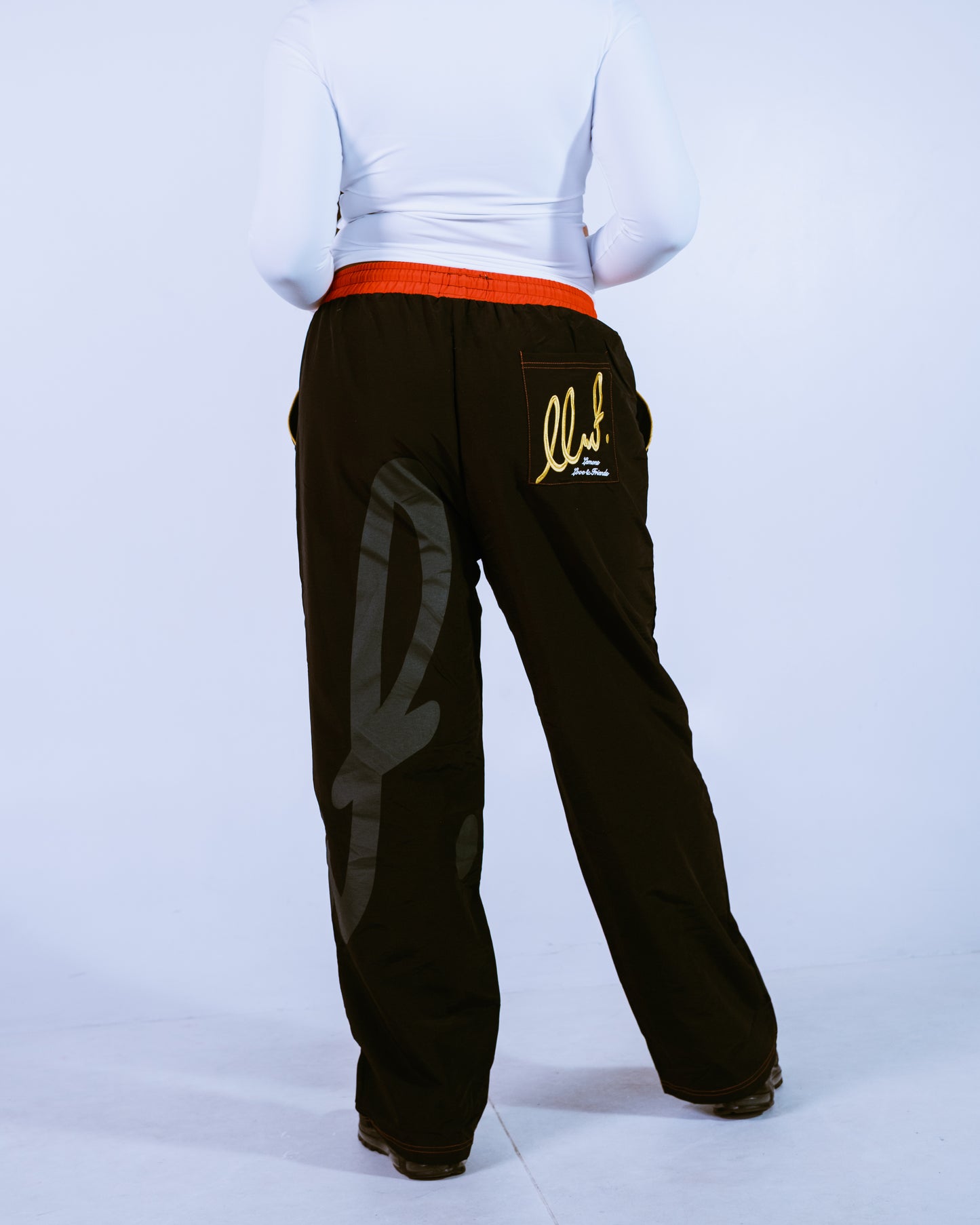 “2TONE” OVERSIZED TRACKS - BLACK