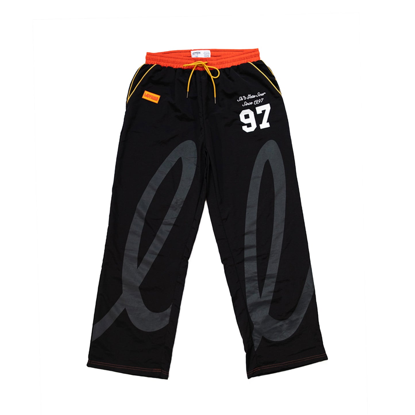 “2TONE” OVERSIZED TRACKS - BLACK